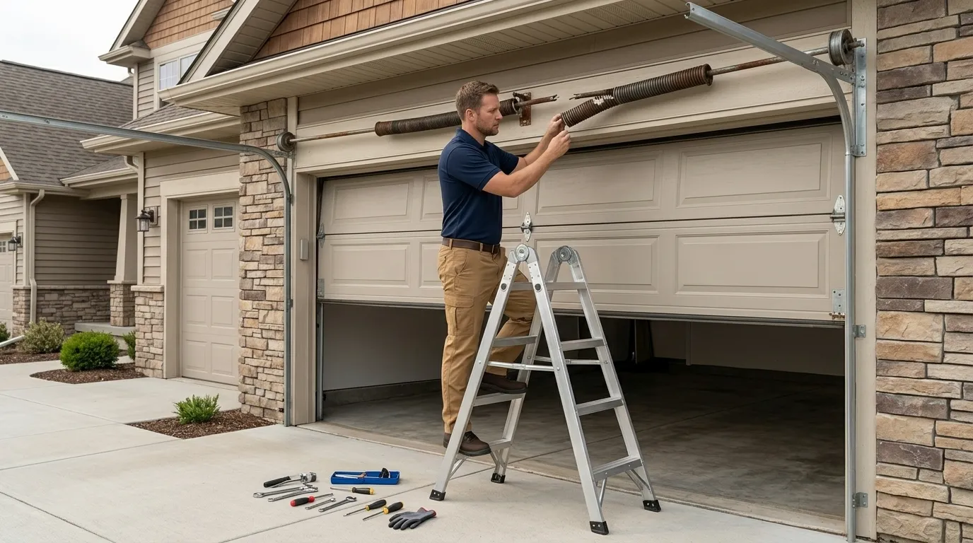 Repaired & tested - Strongsville garage door service