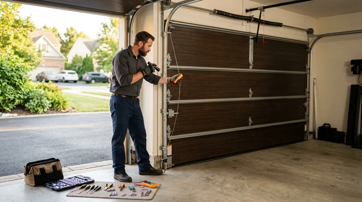 Repaired & tested - Strongsville garage door service